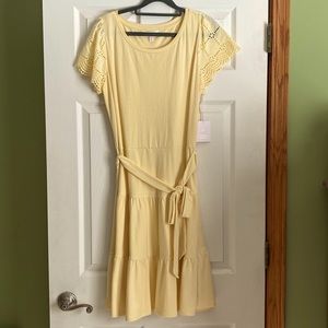 Soft Yellow Lauren Conrad Dress size L
